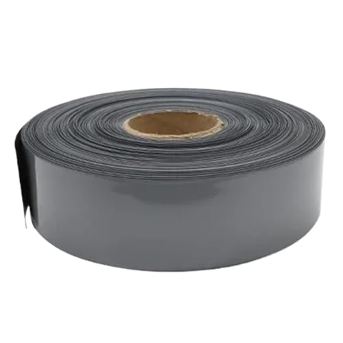 ZONSHJDKR Schrumpfschläuche 1 Meter 85 mm ~ 350 18650 Schrumpfschlauch, Wickelhülle, PVC-Schrumpfschlauch, Folienhülle, Hülle, Stück(Silver Gray,95mm) von ZONSHJDKR