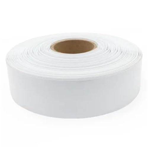 ZONSHJDKR Schrumpfschläuche 1 Meter 85 mm ~ 350 18650 Schrumpfschlauch, Wickelhülle, PVC-Schrumpfschlauch, Folienhülle, Hülle, Stück(White,103mm) von ZONSHJDKR