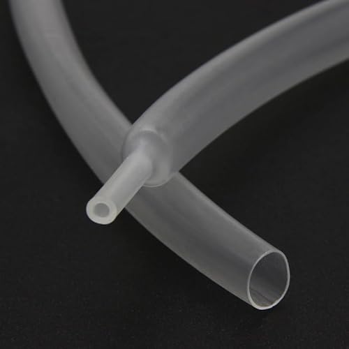 ZONSHJDKR Schrumpfschläuche Transparenter Schrumpfschlauch, Wire Wrap-Anschluss, Verhältnis 2:1, 1 Meter Länge(Clear,10mmX1meter) von ZONSHJDKR