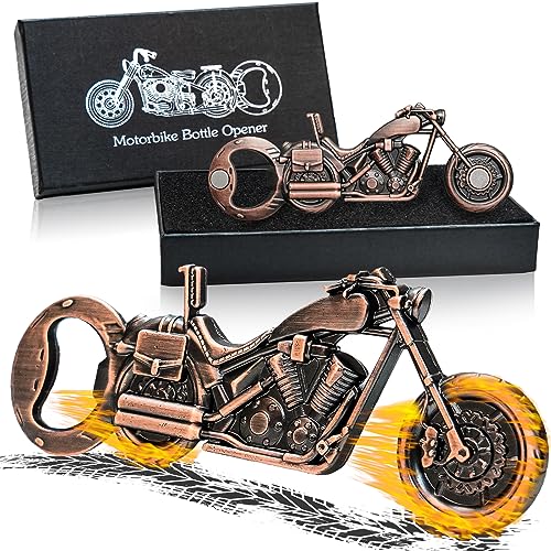 ZONSUSE Magnetischer Motorrad Flaschenöffner, Vintage Motorrad Bieröffner, Einzigartiger Flaschenöffner für Bar, Biergeschenke für Männer, Geburtstags, Weihnachts und Vatertagsideen Geschenke (B2) von ZONSUSE