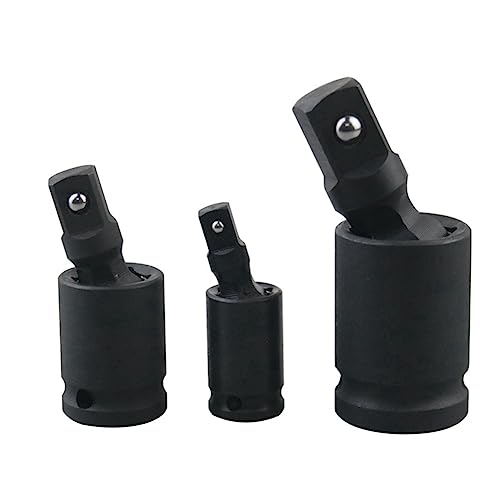 ZONTTR 3 tlg Gelenk-Stecknuss Adapter Schraubenschlüssel Stecknuss Zubehör Set 360 Grad Drehbar Universal von ZONTTR