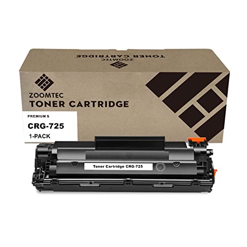 ZOOMTEC Ersatz für Canon CRG 725 Toner für Canon I-Sensys LBP-6000 LBP-6000B LBP-6018 LBP-6020 LBP-6020B MF-3010 Stampante (1 Schwarz) von ZOOMTEC