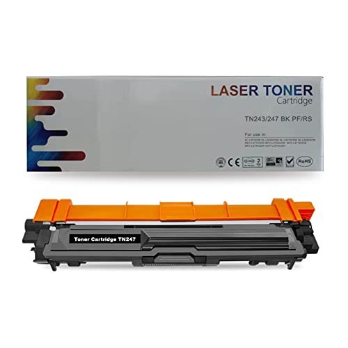 ZOOMTEC Kompatibel mit Brother TN247 1 Schwarz Toner für Brother MFC L3710CW L3730CDN L3750CDW L3770CDW HL L3210CW L3230CDW L3270CDW DCP L3510CDW L3517aquCDW L3550CDW Drucker (1 Packung) von ZOOMTEC