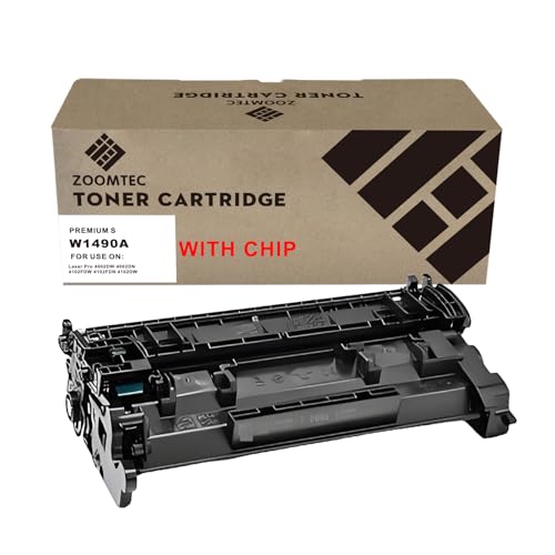 ZOOMTEC Kompatible Tonerkartusche für 149A W1490A W1490X 149X (mit Chip) Kompatibel mit Drucker Laser Pro 4002DW 4002DN 4102FDW 4102FDN 4102DW (1 x Schwarz) von ZOOMTEC