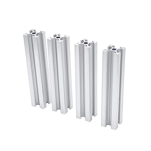 ZOOMVIBE YEJIANGHUA 4 Teile/los 2020 Aluminium Profile Extrusion 100mm Bis 800mm Länge Linear Schiene 200mm 400mm 500mm fit for DIY 3D Drucker Werkbank CNC Natural(400mm) von ZOOMVIBE