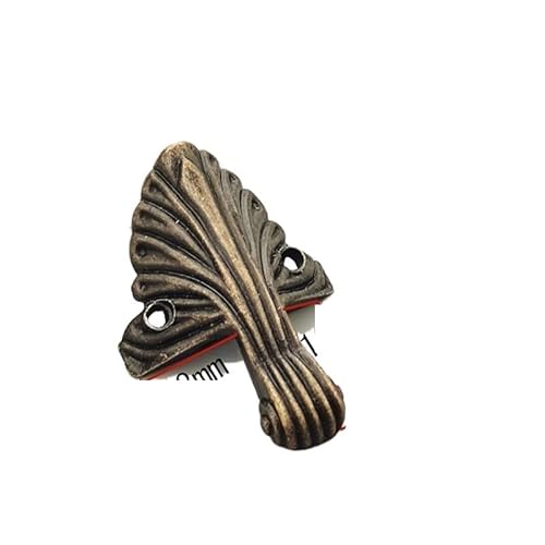 ZOOMVIBE YEJIANGHUA 4PCS Antik Eckenschutz Bronze Schmuck Truhe Box Holzkiste Dekorative Füße Bein Eckenschutz DIY Handwerk Großhandel mit Natural von ZOOMVIBE
