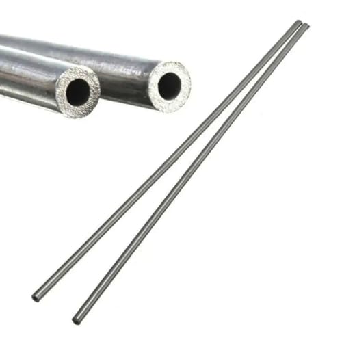 Edelstahl-Rundrohr, 304 Edelstahlrohr, Außendurchmesser 1/1,5/2/3/5/6/8/10/12 mm, rundes Kapillarrohr, gerade Länge 250/500 mm, Metall-Industrierohre (Größe: 5 x 3 x 250 mm, 3 Stück)(3x2x250mm 5 pcs) von ZOOPH