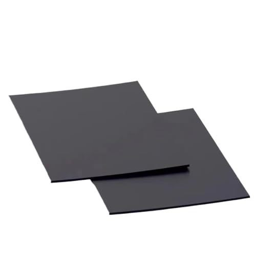 Hochwertige Industriegummiplatte, Dämpfungspad, Marinedichtung, Dicke 1 mm, 2 mm, 3 mm, schwarze Vollgummidichtung, Breite 40/50/100 cm, Gummiplatte, 1 Stück (30 cm x 30 cm x 3 mm)(20CMx40CMx1MM) von ZOOPH