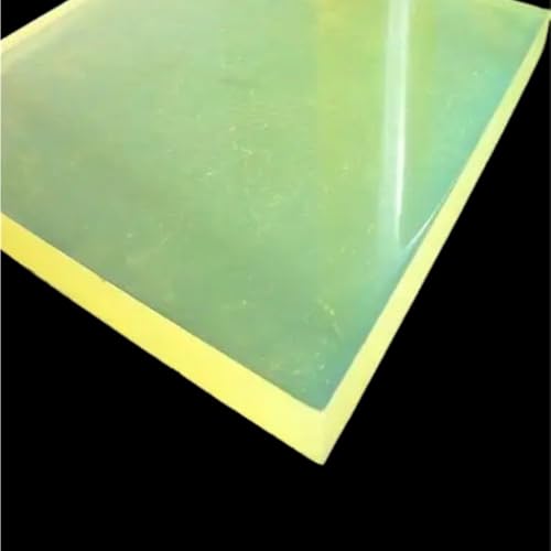 Hochwertige Industriegummiplatte, PU-Polyurethan-Polsterblock, Dicke 10/15/20/30~60 mm, stoßdämpfende Gummiplatte, elastische Gummipolsterplatte, 1 Stück (45 x 200 x 200 mm)(35x200x200mm) von ZOOPH