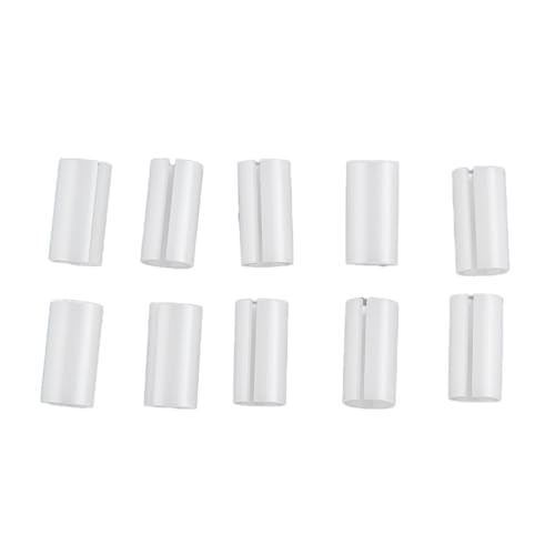 Industrielle Keramik-Isolierstäbe, 10-teiliges Glasfaser-Laser-Hülsenrohr, 7 mm langes Keramikrohr zur visuellen Fehlerortung, Ersatz-Reparaturzubehör von ZOOPH