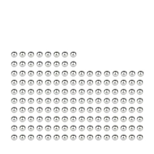 Präzisionskugeln aus Edelstahl, lose Kugeln aus Kohlenstoffstahl for Fahrräder, Lagerersatz for Naben-Tretlager, Steuersatz, Kurbel, Mountainbike-Teile(4.763mm 576pcs B2C) von ZOOPH
