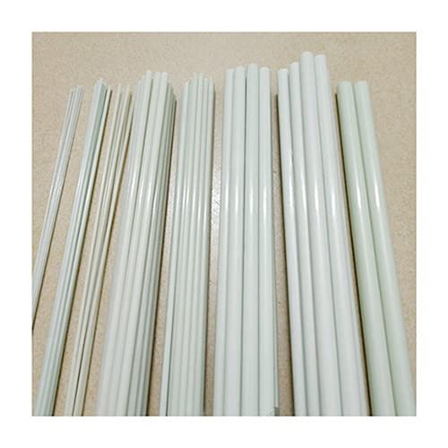 Premium-Fiberglasstäbe, 1 Stück, weiße Glasfaserstange, Fiberglasstange, for Heimtextilien, Dekorationsmaterial, massive Fiberglasstange, 3 m (Größe: 5 mm)(5mm) von ZOOPH