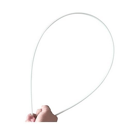 Premium-Fiberglasstäbe, 10 Stück, weiße Glasfaserstäbe, 500 mm, for Modellflugzeuge, Drachen, Fiberglasstäbe, Glasfaserstäbe (Größe: 8 mm)(2.5mm) von ZOOPH
