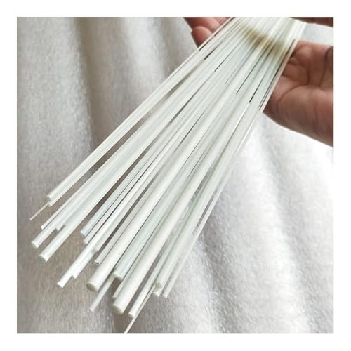 Premium-Fiberglasstäbe, 10 Stück weiße Glasfaserstäbe, Länge 500 mm, stellen Sie alle Arten von unterstützenden Fiberglasstäben her (Größe: 10 Stück 2,0 x 500 mm)(2.0x500mm) von ZOOPH