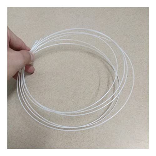 Premium-Fiberglasstäbe, 4 Stück 1000 mm weiße Glasfaserstäbe, elastische Fiberglas-Isolierstäbe, for die Herstellung von Modellmaterialien for Multicopter (Farbe: 4 Stück 1 mm)(0.8mm) von ZOOPH