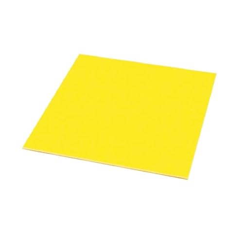 Premium-Glasfaserplatte, gelbe FR4-Glasfaserplatte, Epoxidharzplatte, for 3D-gedruckte Glasfaser-DIY-Glasfaserplatte (Farbe: 4 mm, Größe: 250 x 250 mm)(1.5mm,150x150mm) von ZOOPH