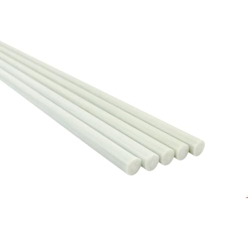 Premium-Glasfaserstäbe, 10 Stück, Länge 1000 mm, Glasfaserstab, massiver, elastischer Rundstab aus Glasfaser, for Modellflugzeuge, Glasfaser-Isolierstäbe (Farbe: 10 Stück, 3 x 1000 mm)(7x1000mm) von ZOOPH