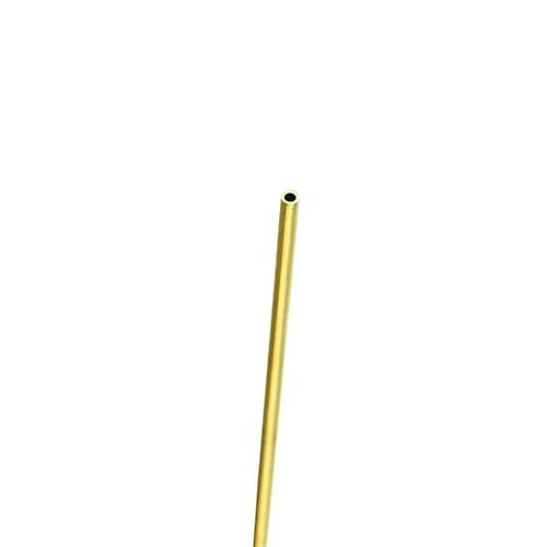 Premium-Messingrohre, 1 Stück Messingrohre, DIY-Rohr, rund, Länge 600 mm, for Heimdekoration, Messing-Rundrohrzubehör (Außendurchmesser 19 x Innendurchmesser 17 mm)(OD 10 x ID 9mm) von ZOOPH