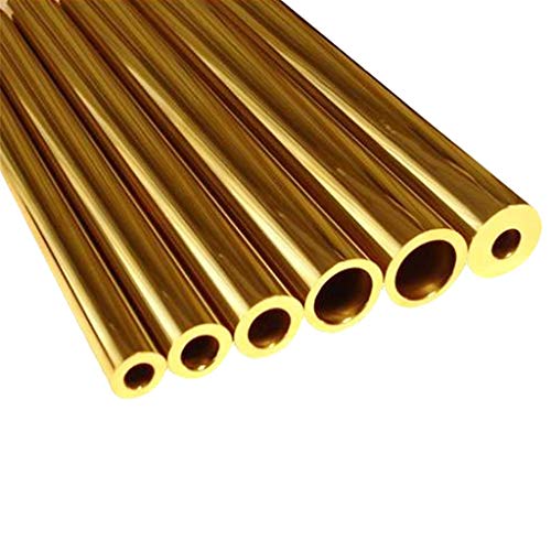 Premium-Messingrohre, rundes Messingrohr, Außendurchmesser 2/3/4/5/6/8/10 mm Rohre, for Modellbauhandwerk 300 mm langes Messing (Größe: 8 x 6 mm)(10x9mm) von ZOOPH