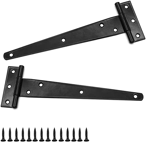 Schrankscharniere, 2er-Pack T-förmiges Scharnier, T-förmiges Scharnier, Dreiecksscharnier, geschlitzte Lagertür 10 Zoll Schrankscharniere, 2er-Pack T-förmiges Scharnier, T-förmiges Scharnier, Dreiecksscharnier, geschlitzte Lagertür 10 Zoll von ZOOPH