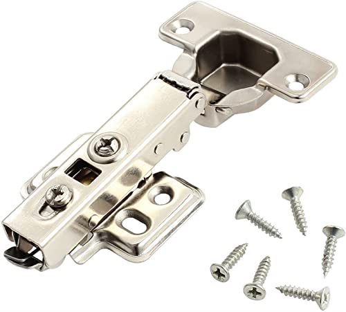 Schrankscharniere, Möbel, Schranktür, Dämpfungsscharnier, Hardware, Türscharnier, Verdickungspuffer, Eisen, hydraulisches Scharnier (Größe: 20 Stück)(8pcs) von ZOOPH