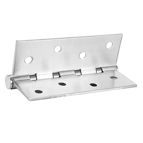 Schrankscharniere, Türscharniere, 2 Stück, Edelstahlscharniere, kugelgelagerte Türscharniere, nicht abnehmbarer Stift, Raumholztürscharniere, silberne Scharniere Schrankscharniere, Türscharniere, 2 Stück, Edelstahlscharniere, kugelgelagerte Türscharniere, nicht abnehmbarer Stift, Raumholztürscharniere, silberne Scharniere von ZOOPH