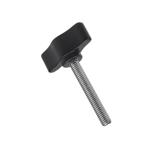 Schrauben, Griff-Rändelschraube, T-Typ aus Edelstahl 304, Rändelknopfschraube, M5-M6-Schraube, geeignet für, SLR-Kamera-Stativ-Befestigungsadapter (M5 x 43 mm)(M5X23mm) von ZOOPH