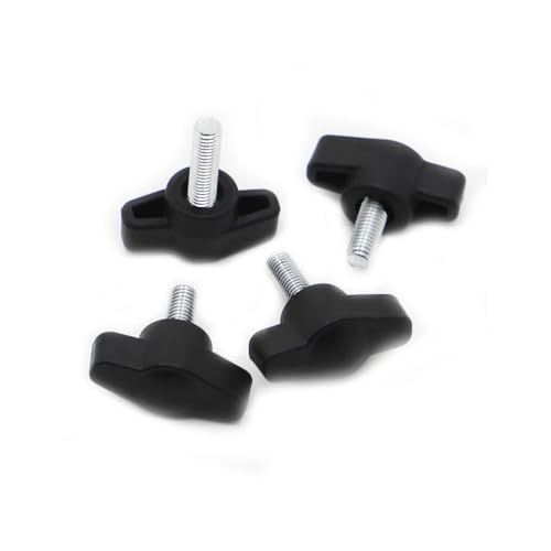 Schrauben, Kunststoff-T-Kopf-Griff, Rändelschraube, Schraubenkopf, M4, M5, M6 (8 mm, M4)(30mm,M6) von ZOOPH