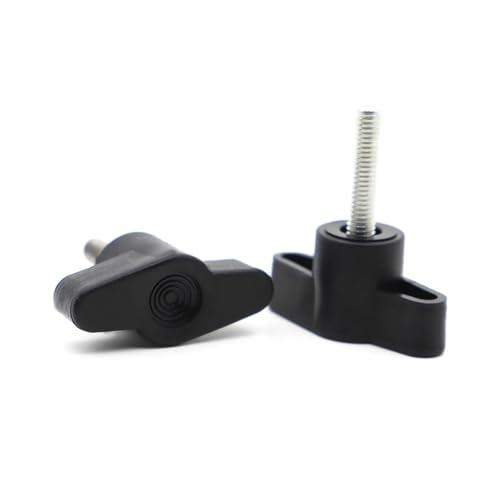 Schrauben, T-Typ-Kunststoffkopf, Griff-Rändelschraube, M5 M6 M8 (20 mm, M6)(12mm,M8) von ZOOPH