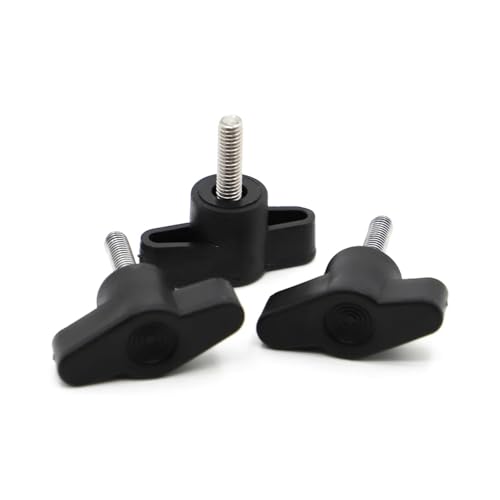 Schrauben, T-förmiger Kunststoffgriff, Rändelschraube, M5 M6 M8 Durchmesser 36 mm (10, M5)(25mm,M5) von ZOOPH