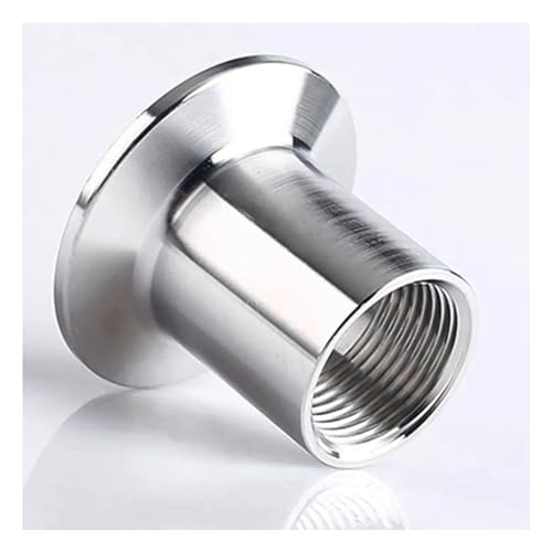 Verstellbare Rohrschelle, 1 Stück 1/4" 3/8" 1/2" 3/4" 1" 1-1/2" 2" Adapter for Heizung Sanitär Edelstahl 304 Innengewinde Ferrule Rohrverschraubungen Tri-Clamp (DN15 OD50,5MM)(DN50 OD77.5MM) von ZOOPH