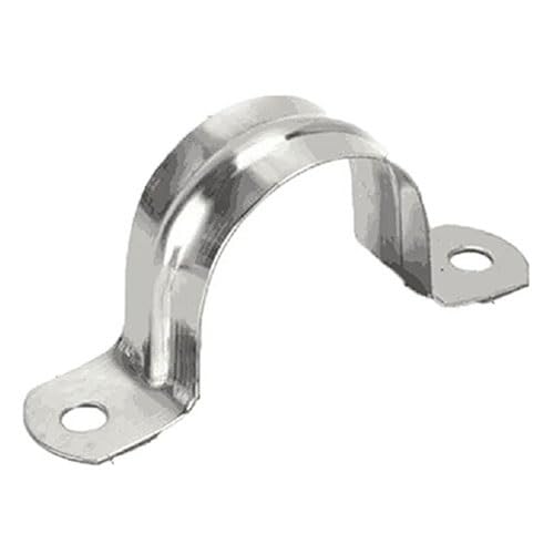 Verstellbare Rohrschelle, 50/100 Stück, 16/20/25/32/40/50 mm, Edelstahl, U-förmige Schnalle, Kartensattel, feste Wasserrohrschelle, fester Schnallensattel (20 mm, 100 Stück)(16mm 100pcs) von ZOOPH