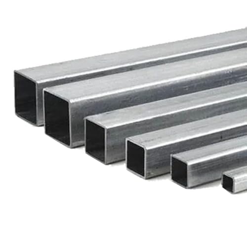 Vierkantrohr aus Edelstahl, 2 Stück 304 Vierkantrohr aus Edelstahl, hohle Vierkantstahlstange, 3 x 3 mm, 4 x 4, 5 x 5, 6 x 6, 7 x 7, 8 x 8 – 30 × 30 mm rechteckiges Rohr (30 x 30 x 1 mm)(4x4x1mm) von ZOOPH