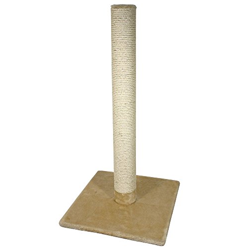 zooplus Kratzstamm Olga | mit hochwertigem Sisal umwickelt | platzsparendes Design | Höhe: ca. 80 cm | Durchmesser: 9 cm von ZOOPLUS