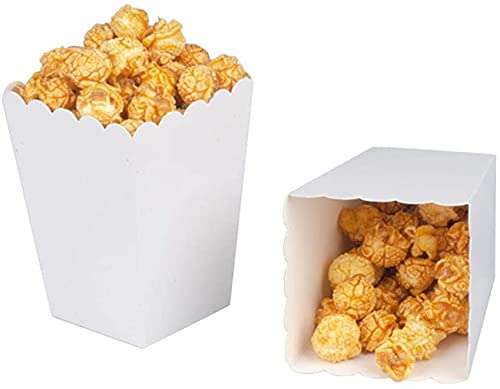 ZOOYOO 24 Stück Popcorn Tüten Klein Rosa und Blau - 5.5 * 7.5 * 10.5cm - für Rosa Blaue Party-Dekorationen, Babyparty-Show, Gender Reveal von ZOOYOO