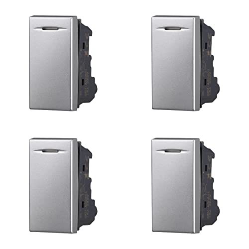 4 Stück Umsteller kompatibel mit Bticino Axolute (grau) von ZOREI