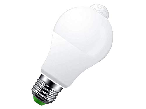 ZOREI LED-Lampe E27 Bewegungssensor, kaltweiß 6500 K, E27 PIR-Sensor, 1 Minute Abschaltverzögerung von ZOREI