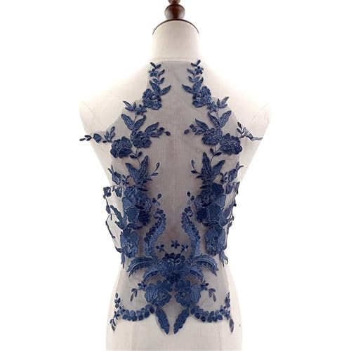 Polyester-Stickerei, Blumen-Applikationen, handgefertigt, Hochzeitskleid, Verzierung für Damenkleider, luxuriöse Seidenstruktur, Blumenapplikationen Polyester-Stickerei, Blumen-Applikationen, handgefertigt, Hochzeitskleid, Verzierung für Damenkleider, luxuriöse Seidenstruktur, Blumenapplikationen von ZORESCOLEO