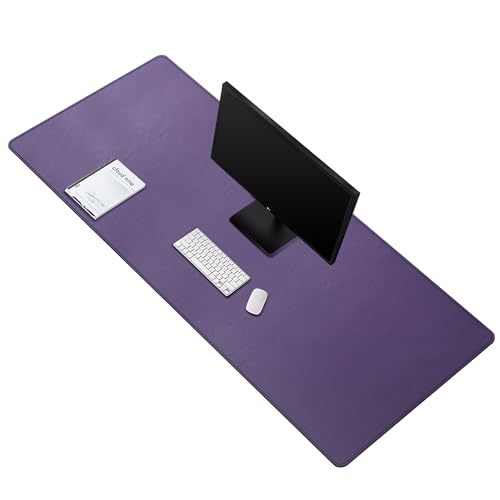 ZORESYN 4XL Übergroße große Mauspads (139,7 x 61 cm) – PU-Leder erweitertes großes Gaming-Mauspad Schreibtischunterlage – rutschfeste Unterseite und wasserdichte Desktop-Tastatur erweitertes Mauspad von ZORESYN