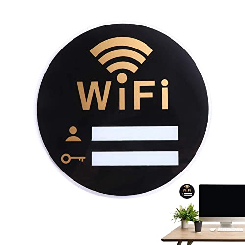 WiFi Board Schild - Acryl WiFi Board - Verschleißfestes Acryl WiFi Code Schilder Selbstklebend Herbst Kino Coffee Shop Zorq WiFi Board Schild - Acryl WiFi Board - Verschleißfestes Acryl WiFi Code Schilder Selbstklebend Herbst Kino Coffee Shop Zorq von ZORQ