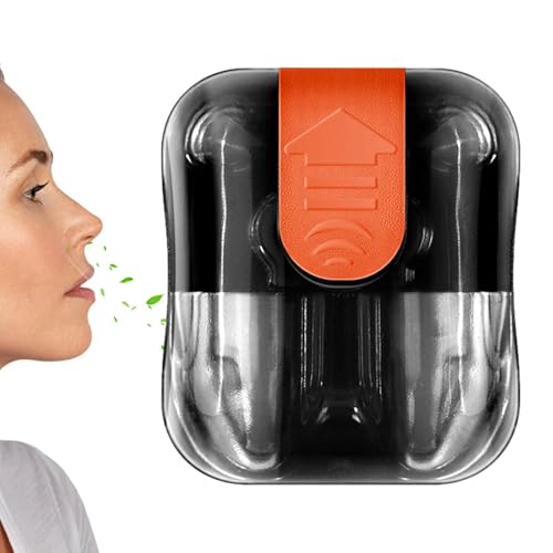 ZORQ Erfrischender Naseninhalator - 2 Stück tragbarer Aromatherapie-Stick mit Nasenklammer-Design,Stimulierender Duft, freihändige Energiedampf-Naseninhalator sorgt für EIN kühlendes Gefühl von ZORQ