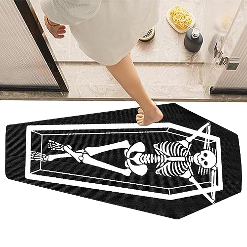 ZORQ Gothic-Bad – Badezimmer Gothic | Badezimmer 39,37 x 15,7 Zoll für Halloween-Dekoration, Urlaub für Wohnzimmer, Eingangsbereich, Gothic-Geschenk von ZORQ