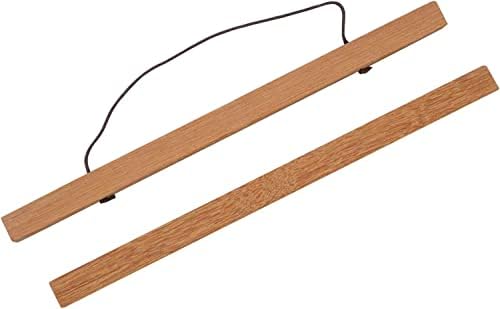ZORR 1er Set Magnetisch Posterschiene, Bilderrahmen aus Teak für Wandbilder, Photos, Posterleiste Holzrahmen Bilderleiste Klemmleiste (60CM) von ZORR