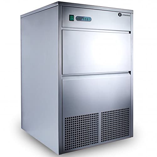 ZORRO Eiswürfelbereiter ZEB 50 ECO | 50kg/24h | Eiswürfelmaschine Gastro | Inkl. Zubehör von ZORRO