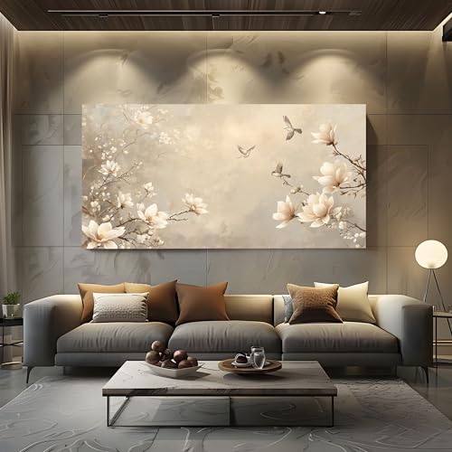 ZORYAN Groß Leinwand Bilder für Schlafzimmer Deko Kunst Blume XXL Kunstdruck mit Elegant Vogel Wanddeko Natur Zweig Wandbilder - Modern Decor Canvas Ungerahmt 60x120 cm ZORYAN Groß Leinwand Bilder für Schlafzimmer Deko Kunst Blume XXL Kunstdruck mit Elegant Vogel Wanddeko Natur Zweig Wandbilder - Modern Decor Canvas Ungerahmt 60x120 cm von ZORYAN