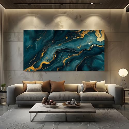 ZORYAN Wandbilder Wohnzimmer Abstrakt Fluid Art Leinwandbilder, Moderne Deko mit Luxuriös Marmor Kunstdruck Modern Tuschmalerei Wanddeko Art Poster Ungerahmt 50x100 cm ZORYAN Wandbilder Wohnzimmer Abstrakt Fluid Art Leinwandbilder, Moderne Deko mit Luxuriös Marmor Kunstdruck Modern Tuschmalerei Wanddeko Art Poster Ungerahmt 50x100 cm von ZORYAN