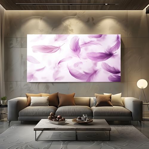 ZORYAN Wandbilder Wohnzimmer Traum Feder Leinwandbilder, Moderne Deko mit Romantisch Flügel Kunstdruck Sanft Vogelfeder Wanddeko Art Poster Ungerahmt 50x100 cm ZORYAN Wandbilder Wohnzimmer Traum Feder Leinwandbilder, Moderne Deko mit Romantisch Flügel Kunstdruck Sanft Vogelfeder Wanddeko Art Poster Ungerahmt 50x100 cm von ZORYAN
