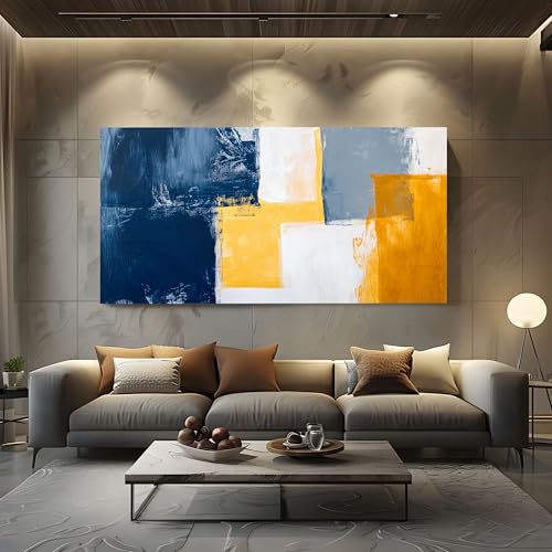 ZORYAN Wandbilder für Wohnzimmer Abstrakt Malerei Modern Leinwandbilder Geometrie Quadrat Kunstdruck Poster Modern Pinselstrich Wanddeko für Schlafzimmer - Ungerahmt 70x140 cm ZORYAN Wandbilder für Wohnzimmer Abstrakt Malerei Modern Leinwandbilder Geometrie Quadrat Kunstdruck Poster Modern Pinselstrich Wanddeko für Schlafzimmer - Ungerahmt 70x140 cm von ZORYAN