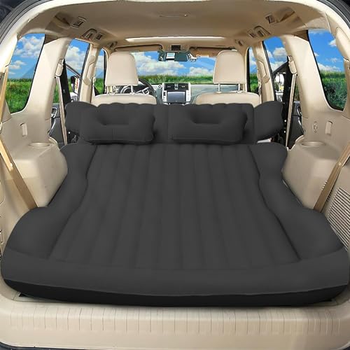 ZORZA SUV Luftmatratze Kofferraum für Renault Arkana Captur Koleos Duster Austral Espace Kiger Auto Aufblasbare Matratze Bett(Color:Schwarz) von ZORZA