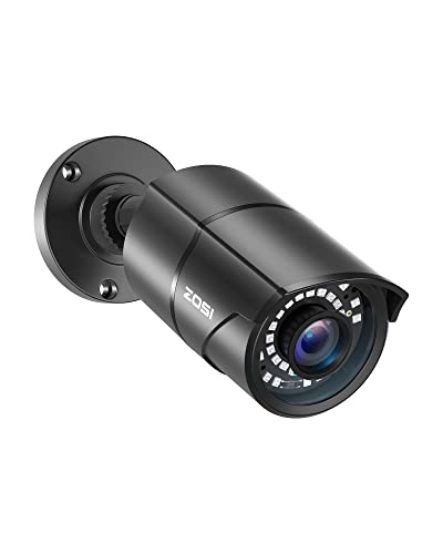 ZOSI 1080p HD Hybrid 4-in-1 TVI/CVI/AHD/960H CVBS Outdoor Video Überwachungskamera Farb CCTV Kamera für Haussicherheit, 36 IR LEDs, IP66 Metallgehäuse, Wasserdicht von ZOSI